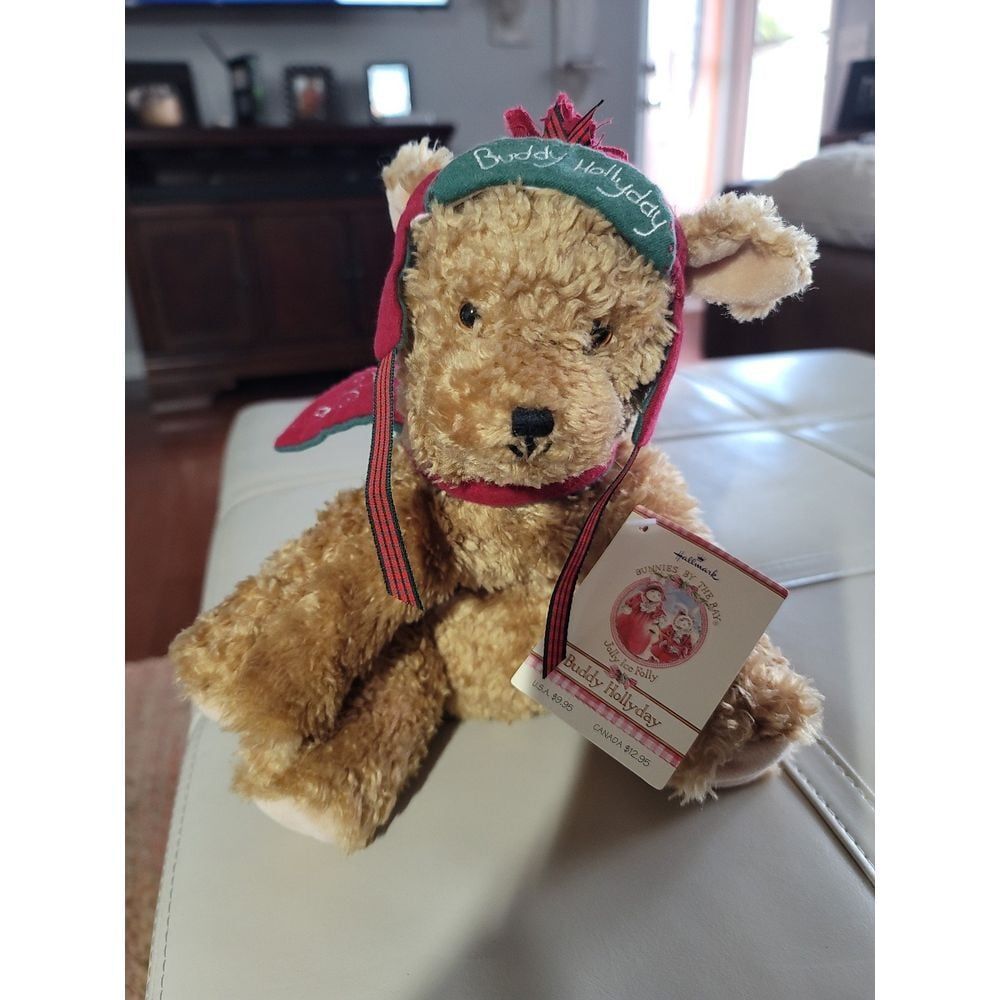 2002 Hallmark Bunnies by The Bay Puppy Dog Buddy Hollyday